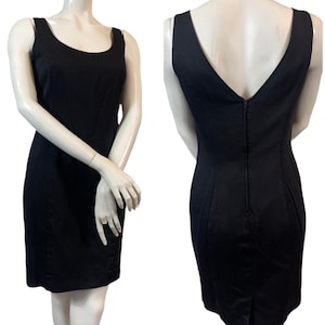 Vintage Christian Dior black dress size 36