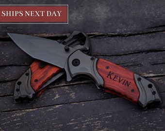 CUSTOM KNIFE - Valentines Day Gift - Knife Engraving - Personalized Knife - Pocket Knife - Wedding Knife - Engraved Knife - Gift For Husband