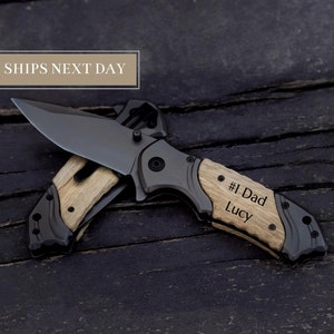 GIFT FOR DAD - Custom knife - Thoughtful Gift For Father’s Day - Memorable Dad Gift Ideas - For Best Dad Ever - Always Your Little Girl