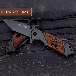 fathers day gift from daughter fathers day gift from wife first fathers day gift Custom pocket knife gift from son gift from kids for Dad
