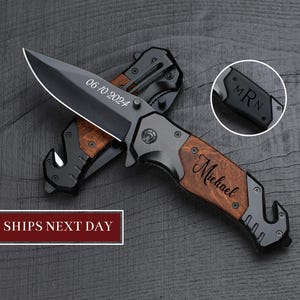Personalized Pocket Knife for Groomsmen,  Fathers Day Gift, Groomsmen Knives, Engraved Groomsman Knife, Groomsmen Proposal, Custom Knife