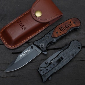 Cuchillo de bolsillo personalizado para padrinos, cuchillos de padrinos, cuchillo de padrino grabado, regalo de padrinos, propuesta de padrinos, cuchillo personalizado imagen 2