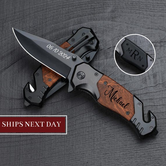 Personalized Pocket Knife for Groomsmen,  Fathers Day Gift, Groomsmen Knives, Engraved Groomsman Knife, Groomsmen Proposal, Custom Knife