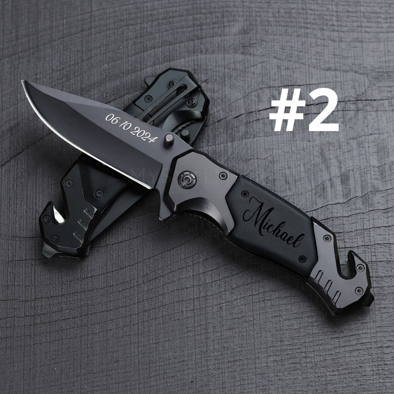 Fathers Day Gift from Daughter Father's Day Gift from Wife Personalized Engraved Pocket Knife Gift First Father's Day Gift from Kids