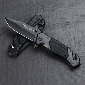 Fathers Day Gift from Daughter Father's Day Gift from Wife Personalized Engraved Pocket Knife Gift First Father's Day Gift from Kids