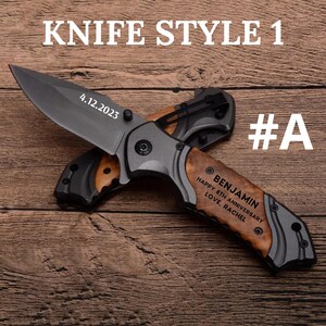Personalized Pocket Knife for Groomsmen,  Fathers Day Gift, Groomsmen Knives, Engraved Groomsman Knife, Groomsmen Proposal, Custom Knife