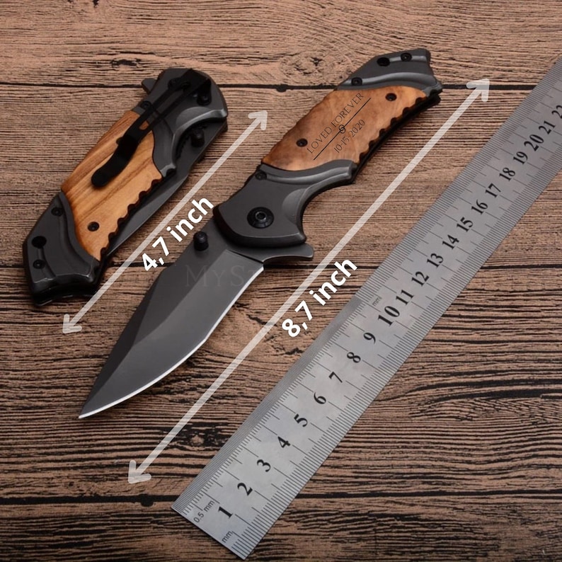 Personalized Pocket Knife for Groomsmen,  Fathers Day Gift, Groomsmen Knives, Engraved Groomsman Knife, Groomsmen Proposal, Custom Knife