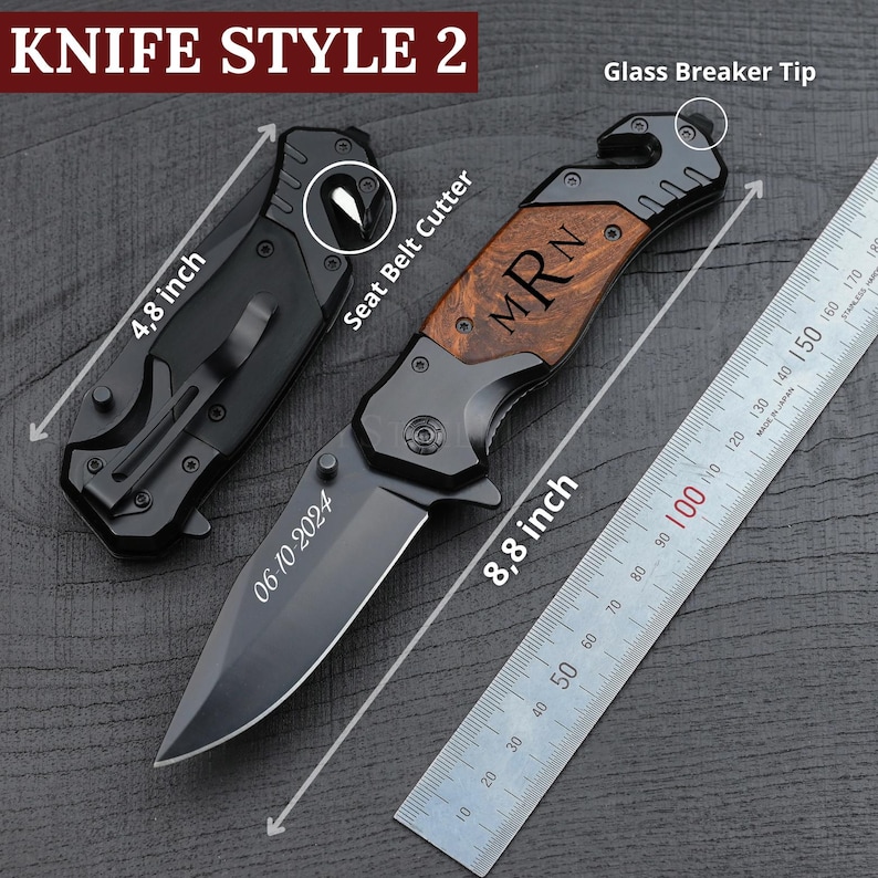 Personalized Pocket Knife for Groomsmen,  Fathers Day Gift, Groomsmen Knives, Engraved Groomsman Knife, Groomsmen Proposal, Custom Knife