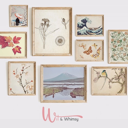 Printable Gallery Wall Art Set of 9 Gallery Wall Set Etsy