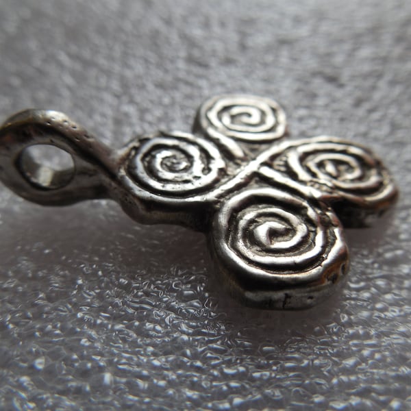 Rare Viking silver totem amulet with infinity sings, Viking jewelry, Ancient protective amulet, Antique Pendant, Ancient artifact