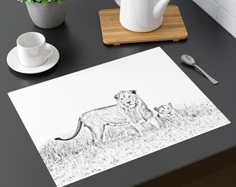 Big 5 Collection - Lion - Placemat
