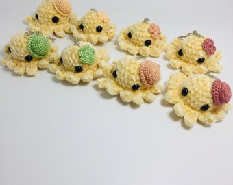 keychain / bag accessory / octopus / key ring