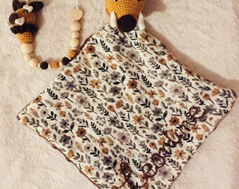 Baby gift set / personalized baby gift / rattle / personalized pacifier clip / baby toy / children's gift