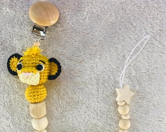Customizable pacifier clip/pacifier clip/Simba pacifier clip