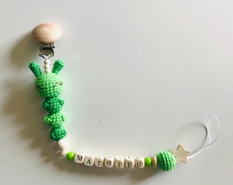 Customizable pacifier clip / handmade pacifier clip / baby pacifier clip