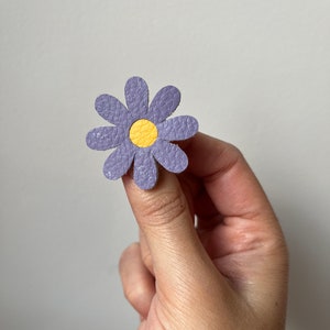 Broche Marguerite Fleur colorée image 5