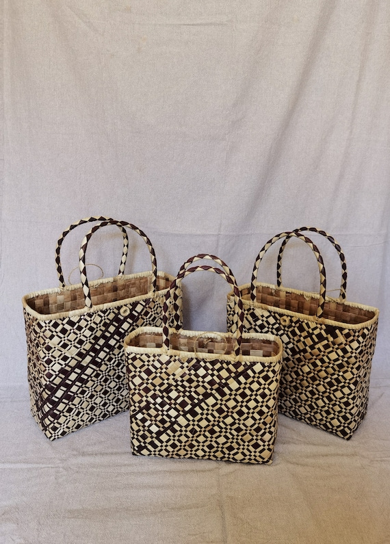 Bayong Flatweave Bag Handmade in the Philippines Etsy UK