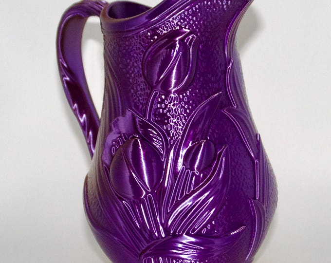 Wunderschöne Vase in der Farbe Gold–Lila