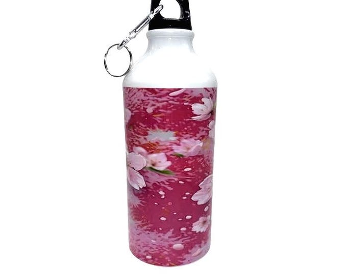 Bunte Getränkeflaschen zb für Schüler, mit einem Karabinerhaken damit die Flasche immer dabei ist zb zum verschenken
