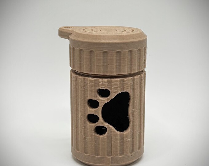 Hundekot Beute Spender in Holz Optik