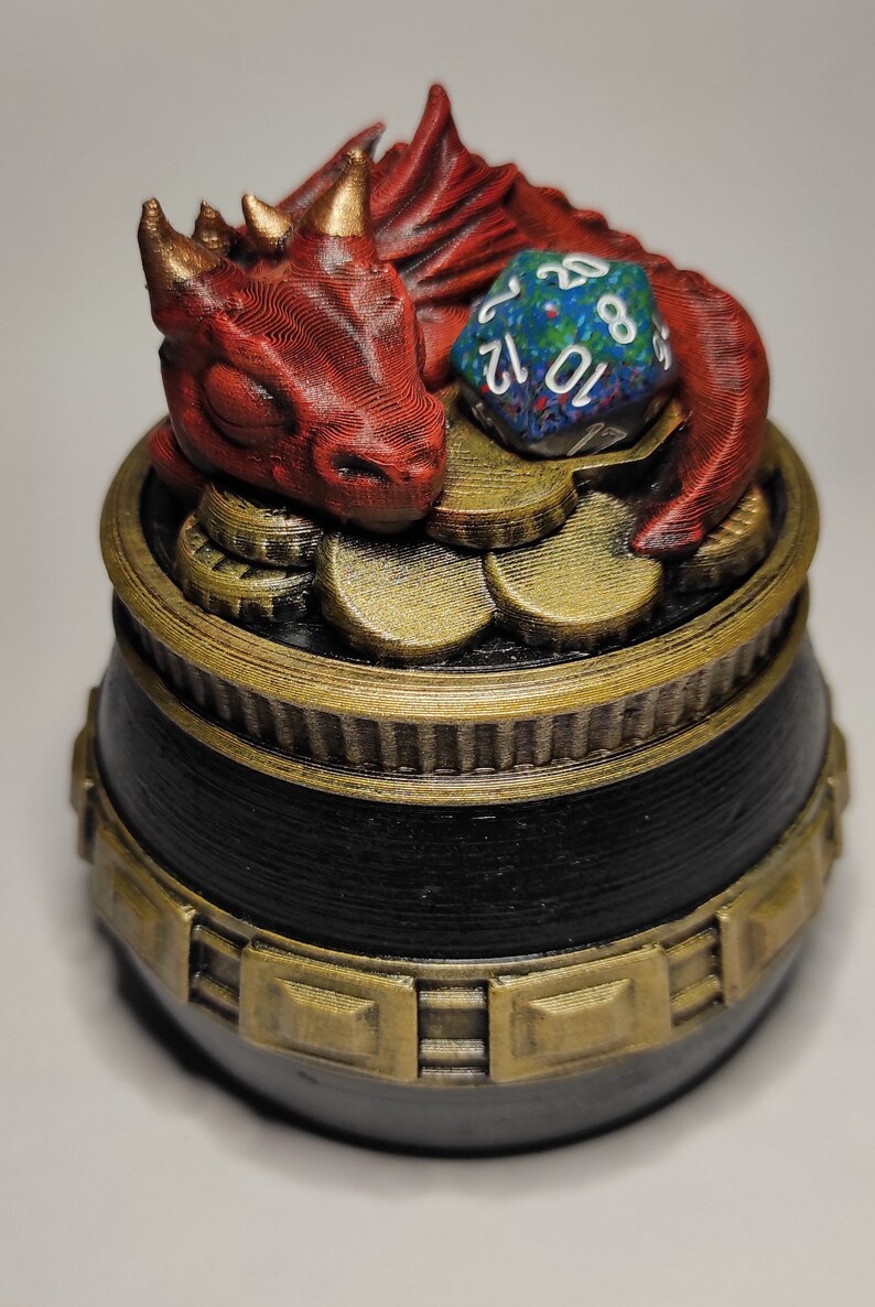 3D Baby Dragon Dice Guardian 3D Printing 3D STL File Digital Etsy