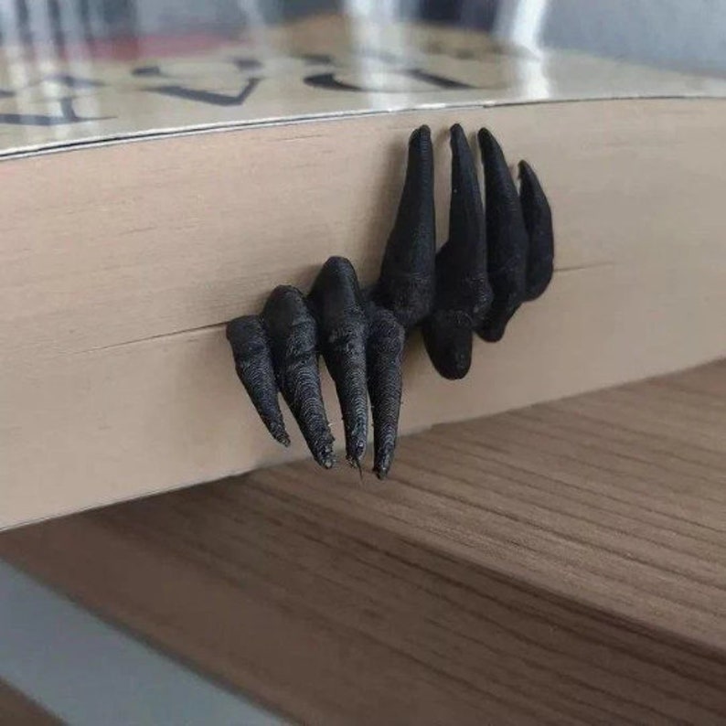 STL 2023 3d Printers Claw Bookmark Creepy Hand Monster Hands Etsy
