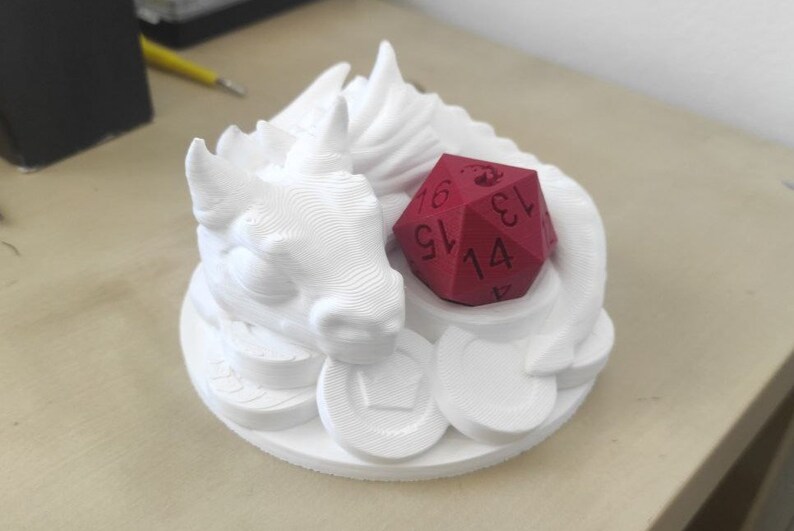 STL 2023 3d Printers Baby Dragon Dice Guardian Printing File Etsy