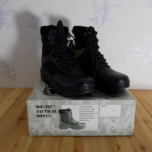 Bottes tactiques Mil-Tec, taille 12 / EU : 45