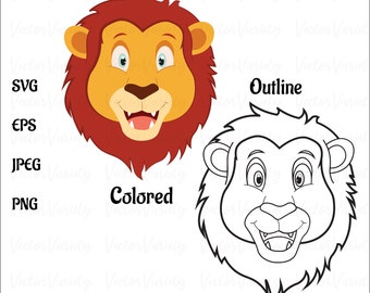 Cartoon Lion Page - Etsy Cartoon Lion Page - Etsy