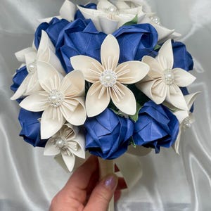 Origami flower bouquet for wedding,Paper flowers,Paper flower bouquet,Bridal bouquet