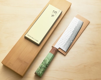 6.5 inch Damascus Vegetable Knife - Japanese Style Nakiri