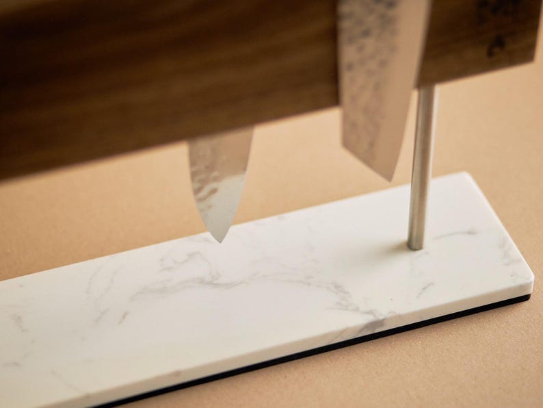 Magnetic Knife Block | Double Sided Holds 10 to 12 Knives | Blades up to 10" image 5