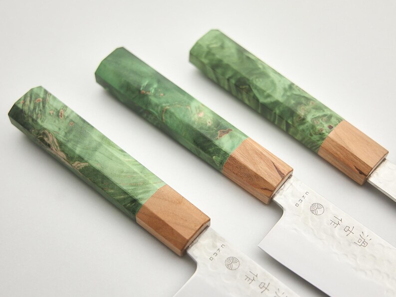 Damascus 6.3" BUNKA Chef Knife Gift Set with Sharpening Kit image 11