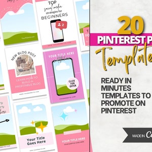 Pinterest Pin Templates, Canva, Pinterest Template CANVA, Pinterest Templates, Canva Template, Pinterest Pins, Pinterest Pin Design, design