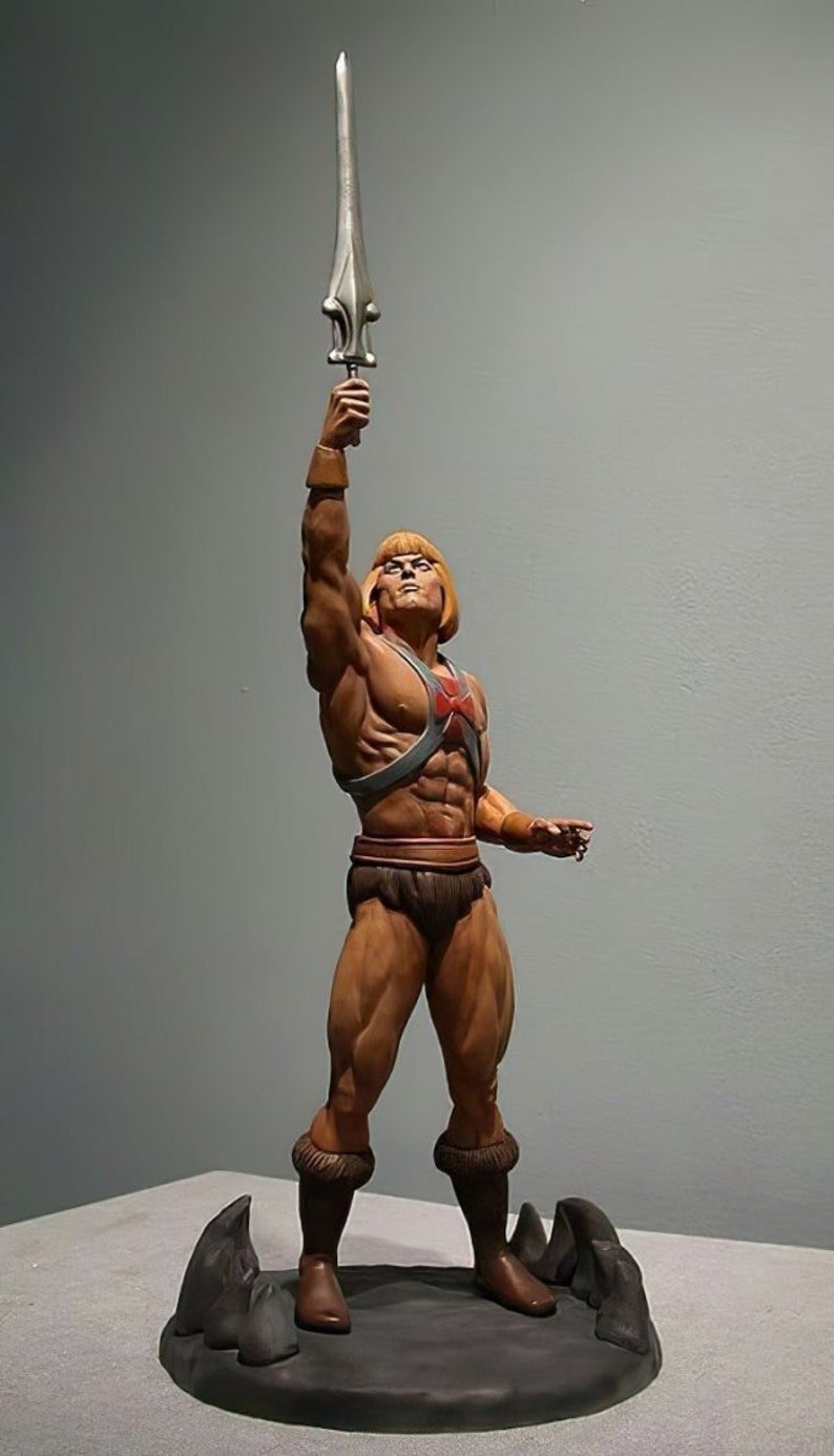He Man STL File 3D Printable Model 3D Printable Figure Cartoon - Etsy ...