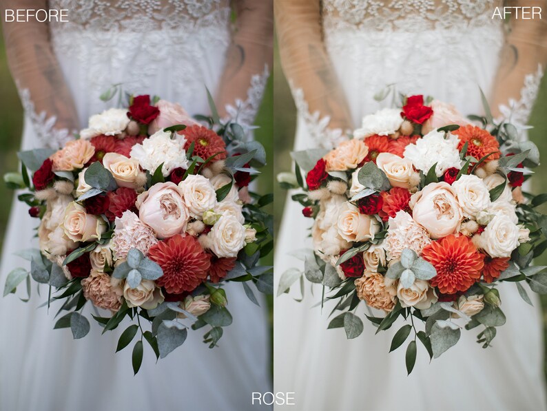 6 FLOWER Lightroom Mobile Desktop Presets Nature Presets Wedding