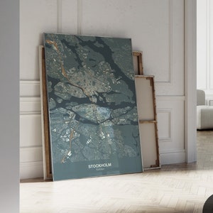 Impresión de mapa de ciudad personalizado / Mapa personalizado