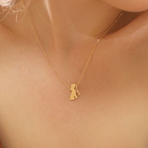 Personalized Pet Dog Memorial Gift • Cute Dog Necklace • Dog Lover Necklace • Dainty Gift for Her • Minimalist Pet Dog Gift Jewelry