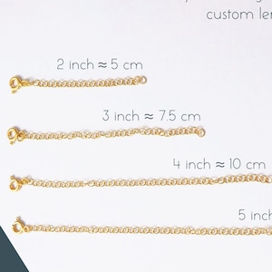 925 Silver Necklace Extender for Her • Chain Extender for Woman • Dainty Adjustable Necklace Extender • Extender for Perfect Fit