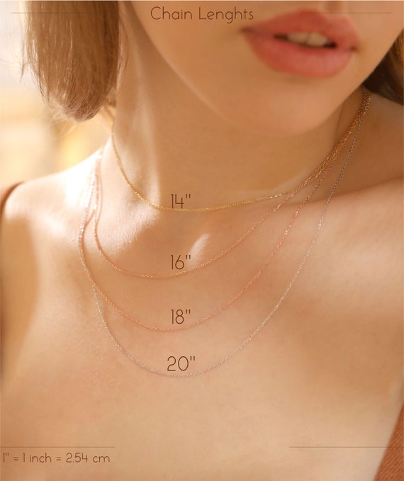 ★SENTIMENTS★ NO.461 NECKLACE Compass Coordinates Necklace 10K Yellow Gold 18