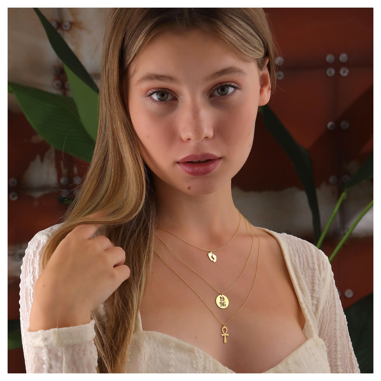 14k Solid Gold Necklace Separator Layered Necklace Detangler Etsy