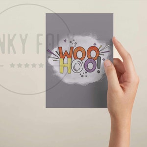 WooHoo I&#39;m They Greeting Card | Greeting Card | LGBTQ Greeting Card | Coming Out Card