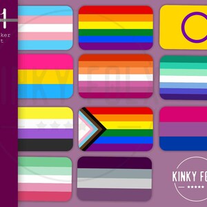 LGBTQ Sticker Set / Bundle / 11 Alphabet Mafia Sticker Set / Car Decal Sticker / Laptop Sticker