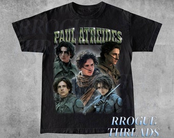 Paul Atreides shirt, Timothee Chalamet Vintage T-Shirt, Gift For Women and Man Unisex T-Shirt, Vintage movie shirt, 90s graphic tees
