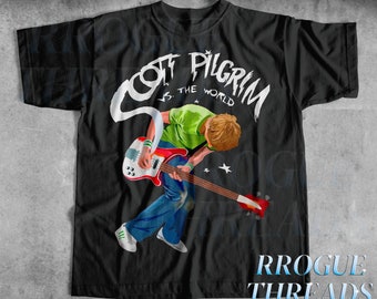 Scott Pilgrim movie shirt, Sex Bomb band tee, Movie graphic tee, Scott Pilgrim merch, Scott pilgrim vs the world