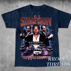 OJ Simpson Graphic Tee, Glove Dont Fit Must Acquit, OJ The Juice Shirt, Rip OJ Shirt, Robert Kardashian Sr, oj simpson shirt zdjęcie 2