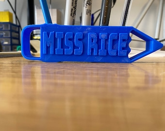 Personalised name pen holder. Personalised teacher gift. Custom Great for Xmas or end of the year thank you gift.
