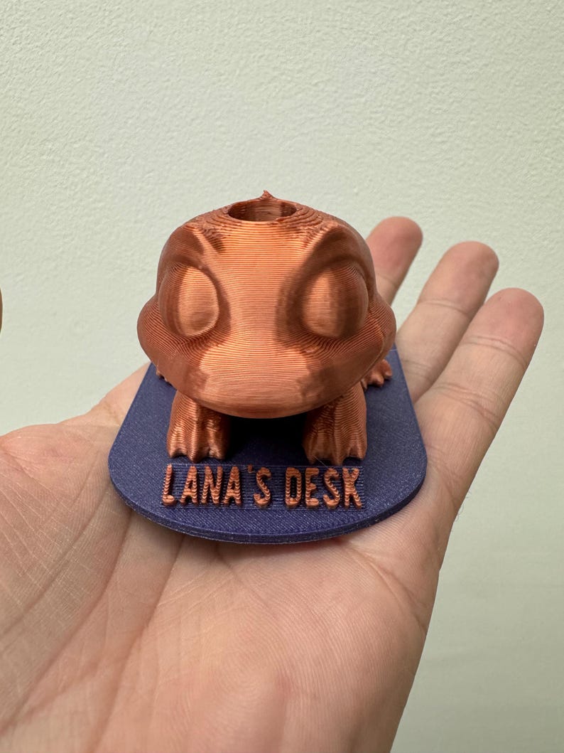 Personalized Alligator Pen Holder for Kids Fun 3D Desk Organizer Custom