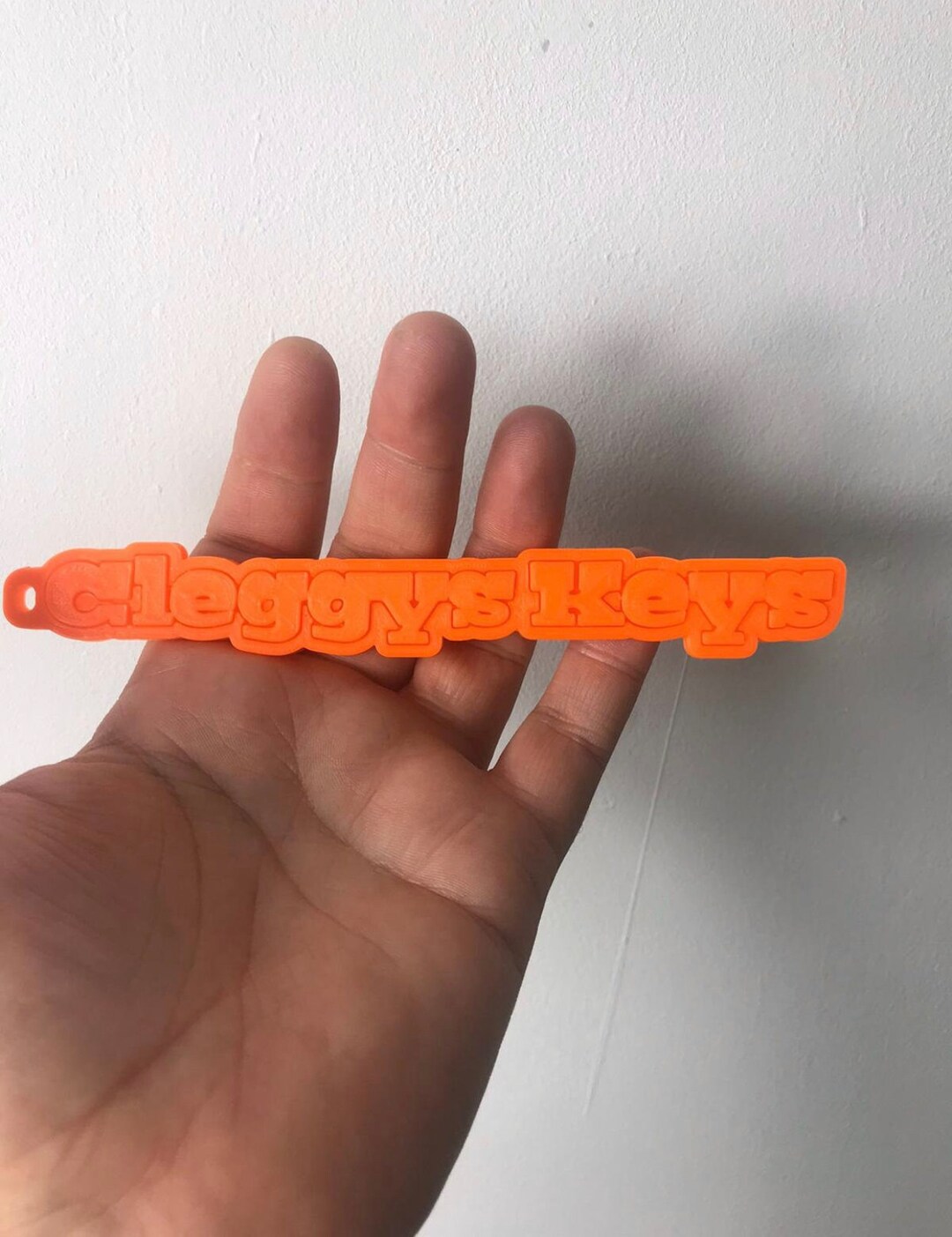 Personalised Keyring. 3D Key Tag, Key Ring Plastic, Huge 15cm Long ...