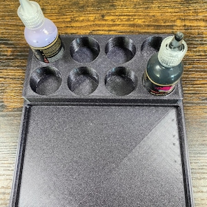 eco-friendly Craft Paint Holder - Desk Organization - keeping your ink bottles well organised - makes a gorgeous gift for any artist!
